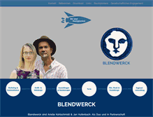 Tablet Screenshot of blendwerck.de